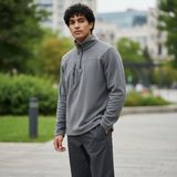 Eren Style %100 Cotton Pamuklu Kışlık Oduncu Polar (Kadın- Erkek) - Gri