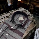 Eren Style Kışlık Pamuklu Flanel Uzun Kollu Erkek Gömlek (Regular Kalıp) - 2XL - Gri