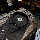 Eren Style Kışlık Pamuklu Flanel Uzun Kollu Erkek Gömlek (Regular Kalıp) - XL - Kahverengi