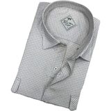 Eren Style Kışlık Pamuklu Kapaklı Çift Cepli Uzun Kollu Erkek Gömlek (Regular Kalıp) - 2XL - Krem
