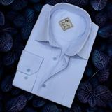 Eren Style Kışlık Pamuklu Oxford Uzun Kollu Erkek Gömlek (Regular Kalıp) - XL - Açık Mavi