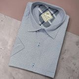 Eren Style Linen Keten Klasik %100 Cotton Kısa Kollu Terletmeyen Gömlek - Beyaz
