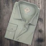 Eren Style Pamuklu Uzun Kollu Erkek Gömlek (Regular Kalıp) - Gri