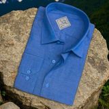 Eren Style Pamuklu Uzun Kollu Erkek Gömlek (Slim Fit Kalıp) - Gri