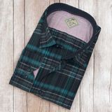 Eren Style Pamuklu Uzun Kollu Oxford Erkek Gömlek (Regular Kalıp) - 2XL - Yeşil