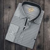 Eren Style Pamuklu Uzun Kollu Oxford Erkek Gömlek (Regular Kalıp) - Gri