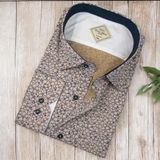 Eren Style Pamuklu Uzun Kollu Oxford Erkek Gömlek (Regular Kalıp) - XL - Bej
