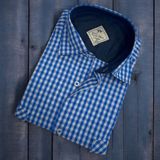 Eren Style Pamuklu Uzun Kollu Oxford Erkek Gömlek (Regular Kalıp) - XL - Mavi