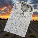 Eren Style Uzun Kol Linen Keten Slim Fit 4 Mevsim Giyilebilen Pamuklu Gömlek - Beyaz