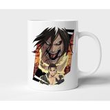 Eren Yeager Attack On Titan Anime Tasarım Kupa - Hediyelik Kupa - Baskılı Kupa - 1 Adet - 300 ml