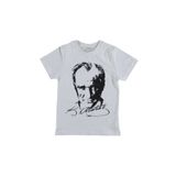 Erenbey Erkek Ve Kız Çocuk Atatürk Baskılı Tişört/ T-şhirt