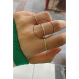 Erer Gümüş Gümüş 1,5mm kalınlıkda ince tel yüzük