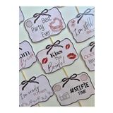 ErEs Atelier 10 Adet Bekarlığa Veda Pankart - Bride To Be Konuşma Balonu