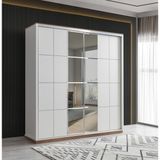 Erezoğulları 200x60x214 Beyaz Efsane Sürgülü Aynalı Gardırop