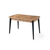 Erezoğulları Kelebek Açılır Mdf Mutfak Masası 75*130cm Meşe