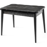 Erezoğulları Mobilya Ikon Açılır Mdf Highgloss Mutfak Masası 70X110 - Siyah