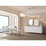 Erezoğulları Mobilya Irem Modern Dolaplı Çekmeceli Aynasız Konsol 180*47*80 - 206*47*78 - Ekru