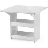 Erezoğulları Mobilya Izmir Katlanır Mutfak Masası 80X90CM - Beyaz