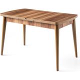 Erezoğulları Mobilya Kelebek Açılır Mdf Sadece Mutfak Masası 70*110CM - Ceviz - 70 x 110 cm
