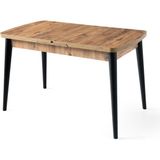 Erezoğulları Mobilya Kelebek Açılır Mdf Sadece Yemek Masası 90*140CM - Siyah - 90 x 140 cm