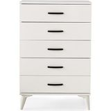 Erezoğulları Mobilya Kumsal 5 Çekmeceli Şifonyer 70X46X105CM - Krem Rengi