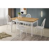 Erezoğulları Mobilya Lotus Açılır Mdf Yemek Mutfak Masası 90X145CM - Beyaz - 90 x 145 cm