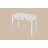 Erezoğulları Mobilya Melisa Mdf Highgloss Açılır Mutfak Masası 60X100 - Beyaz