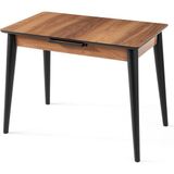 Erezoğulları Mobilya Melisa Mdf Highgloss Açılır Mutfak Masası 60X100 - Ceviz