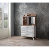 Erezoğulları Mobilya Trend Aynalı 3 Çekmeceli Şifonyer 80X45X151CM - Beyaz