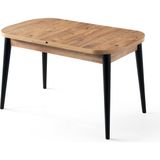 Erezoğulları Mobilya Venüs Açılır Mdf Oval Mutfak Masası 80x130 - Çam
