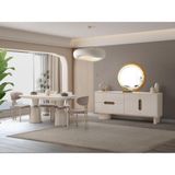 Erezoğulları Mobilya Vizyon Modern Dolaplı Çekmeceli Aynasız Konsol 180*45*85 - 206*47*78 - Ekru