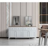 Erezoğulları Yalı Modern Dolaplı Çekmeceli Konsol 180x45x84 cm Sade Tasarım 1. Sınıf Yonga Levha