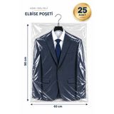 erfa plastik ambalaj 1984'den beri 60x90 cm Askı Delikli Şeffaf Elbise Kılıfı 25 Adet – Gömlek, Ceket ve Kısa Elbise Koruma Poşeti