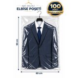 erfa plastik ambalaj 1984'den beri Askı Delikli Elbise Kılıfı 60×90 cm - Şeffaf Koruma Torbası 100 Adet
