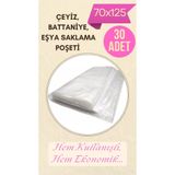 erfa plastik ambalaj 1984'den beri Naylon Torba 30 Adet 70x125 Cm Yorgan Yastık Çeyiz Battaniye Poşeti Eşya Koymalık