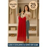 Erfa Plastik Ambalaj Askılı Uzun Elbise Poşeti 60×120 cm – Şeffaf Naylon – 25'li Paket | Elbise, Kıyafet, Mont, Takım Elbise, Abiye Koruma Kılıfı - 25 Adet - 60x120 Cm Ölçüsü
