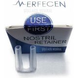 Erfecen Nostril Retainer Burun Deliği Şekillendirici - No: 10 - Şeffaf