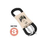 Erga Müzik Gitar Jack Kablosu 10ft - 3M - DÜZ/L Elektro Akustik Bas Bağlama Keman Amfi & Mixer Uyumlu Jak kablo