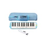 Erga Müzik Lino Pastel Mavi Melodika 32 Tuşlu Bez Çantalı