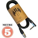 Erga Müzik MİKROFON KABLOSU 5M STÜDYO CONDENSER MİKROFON KABLOSU XLR DİŞİ/L KONNECTOR KABLOSU