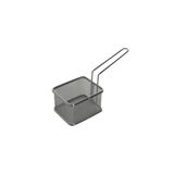 ERGENÇLERZÜCCACİYE Paslanmaz Çelik Çok Amaçlı Lavabo Servis Sepeti, Pişirme Süzgeci, 11x9x6.5 cm