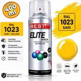 Ergin Kimya Best BST1023 Elite Akrilik Sprey Boya Ral 1023 Sarı Renk Sprey Boya 400 ml