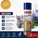 Ergin Kimya Best KA2000 Genel Amaçlı Kalıp Ayırıcı Sprey 400 ml Silikon Esaslı Kalıp Ayırıcı
