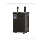 ErginGroup Çift Mikrofonlu Radyo Bluetooth SD USB Bass Taşınabilir Şarjlı Portatif Ses Sistemi Speaker Hoparlör