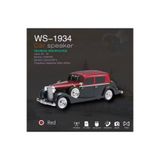 ErginGroup Ws1934 Klasik Araba Şarjlı Bluetooth Hoparlör Ses Speaker Müzik Çalar Subwoofer Fm Radyo Sd Kart USB