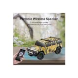 ErginGroup WS590 Model Jeep Araba TWS Müzik Çalar Kolon Bluetooth Hoparlör Speaker 8 Watt Fm Radyo Sd Kart USB