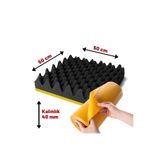 Erginler Ticaret Ses Yalıtımı Yapışkanlı Akustik Yanmaz yumurta Sünger (40 mm 50x50)