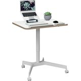 Ergo Sit Stand Küçük Çalışma Masası, Beyaz, Pnömatik Yükseklik Ayarlı - Standart - Çok Renkli