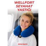 ergo travel Wellfort Ortopedik Seyahat Yastığı Visco Boyun Destekli Seyahat Yastığı - Lacivert |