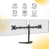 Ergoflex EF42 13-27inch Çift Kollu Asansörlü 2-8 kg Masaüstü Monitör Standı